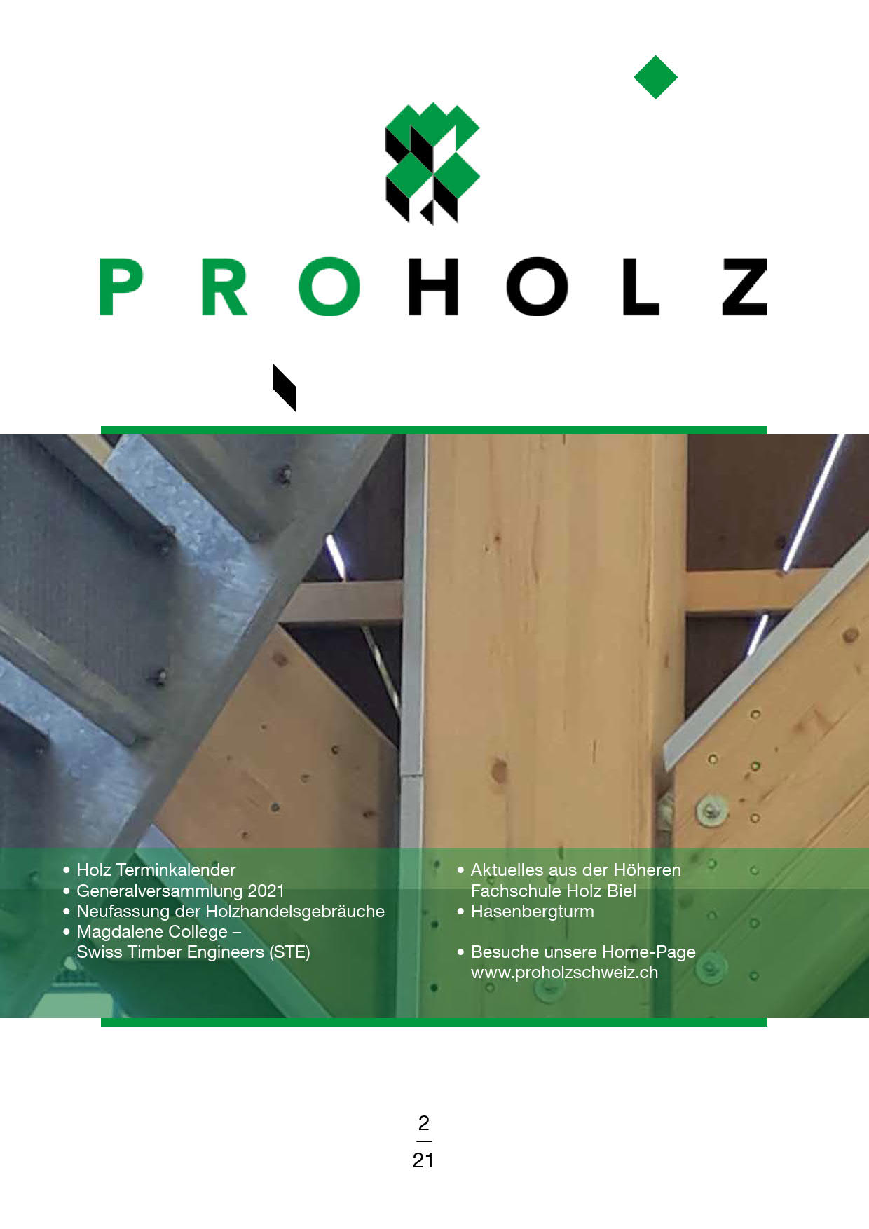 Zeitschrift ProHolz 2021/2